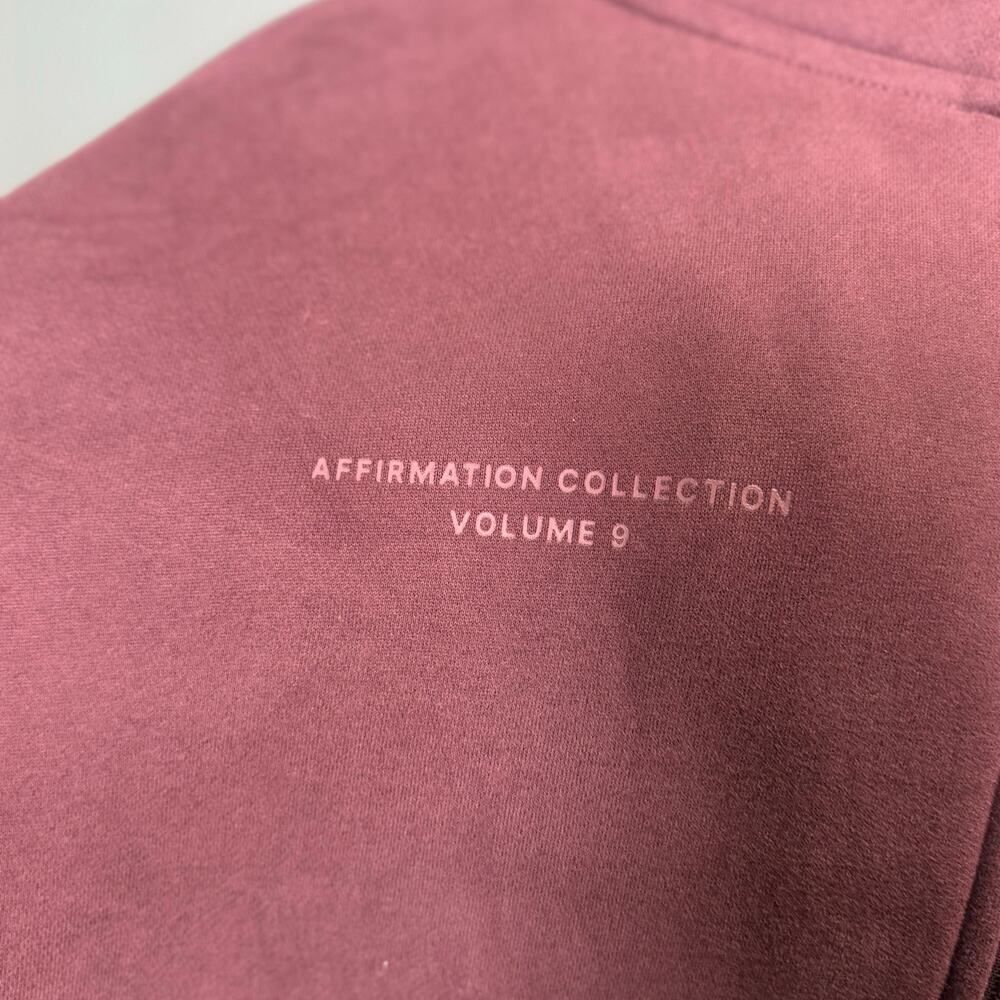 Comfrt Affirmation Zip Hoodie, Maroon, 2XL - Picture 3 of 7